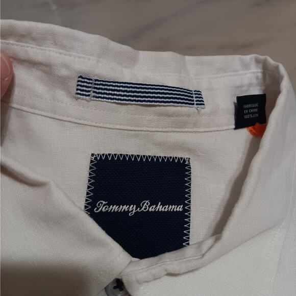 Tommy Bahamas Men's Large Long Sleeve Button Down Shirt Top - Picture 6 of 9